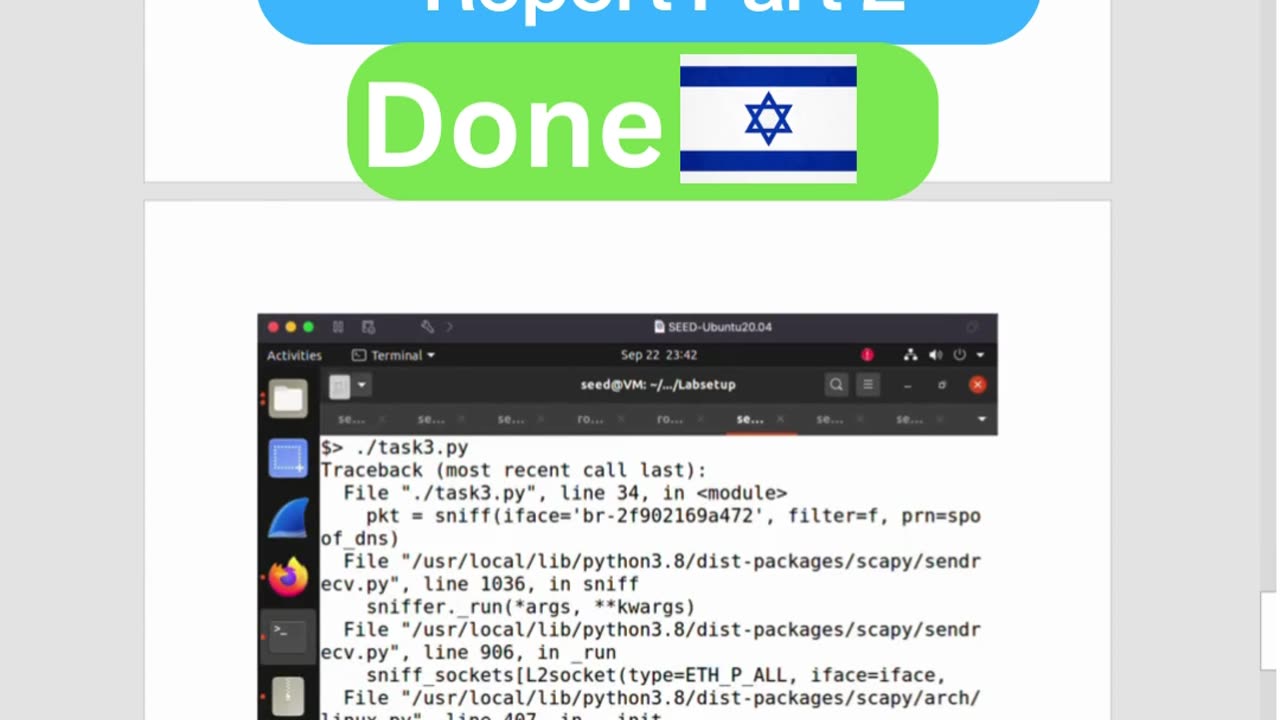Student Work( Lab Project) | CSCI 4433 Part 2 Network Security | Ben-Gurion University