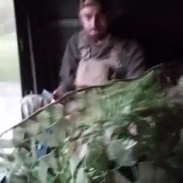 A Group of Ukrainian Soldiers On Their Way to Work