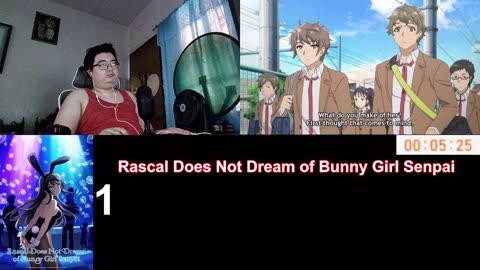 Rascal Does Not Dream of Bunny Girl Senpai Episode 1 Reaction