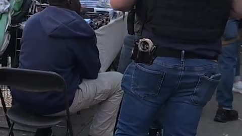 DHS were out in numbers today on Canal Street, detaining several illegal aliens,