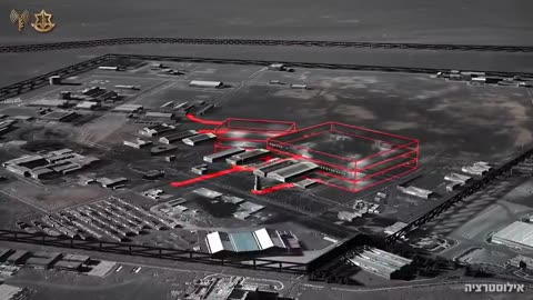 Israel shows attack simulation of Natanz.
