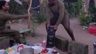 African Mercenary Pizza Party