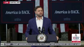 WATCH: Vice President JD Vance Delivers Remarks at a Steel Plant in Canton, Ohio - 7/28/25