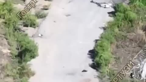 Dozens of Russian Soldiers Line The Streets