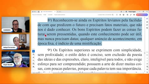 #234 O Livro dos Médiuns- Identidade dos Espíritos 6ª parte com André Sobreiro, Nellyd Fernandes e Dejair Boselli