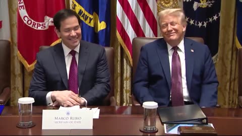 Rubio Makes Trump, Entire Cabinet Burst Out Laughing w/ Labor Day Quip (VIDEO)