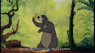 THE BARE NECESSITIES from The Jungle Book 🐻🐻