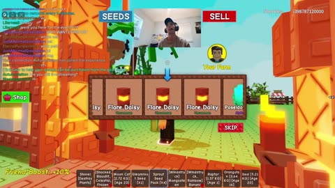 Playing Grow a Garden + Opening 27 Seed Packs!