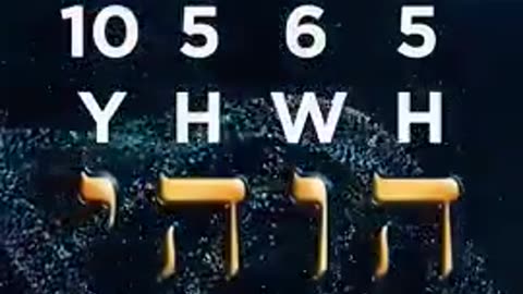 God's Name is Written in Your DNA; Yahweh means Behold the Nails in My Hands