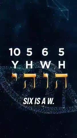 God's Name is Written in Your DNA; Yahweh means Behold the Nails in My Hands