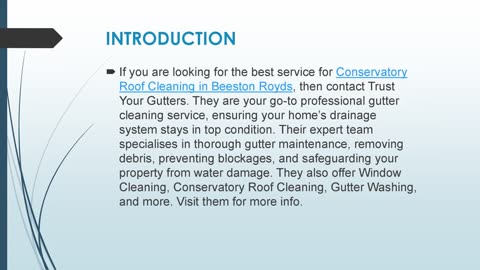 Best Conservatory Roof Cleaning in Beeston Royds