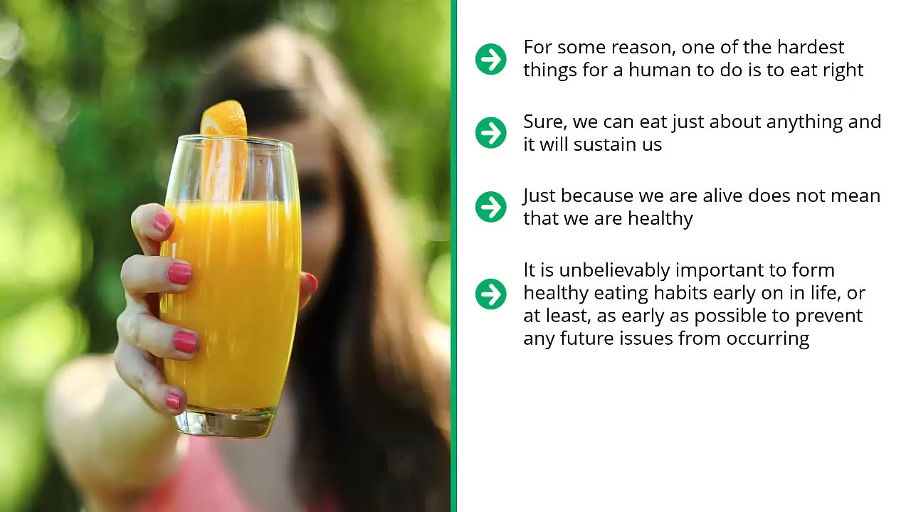 Eating Right - Introduction