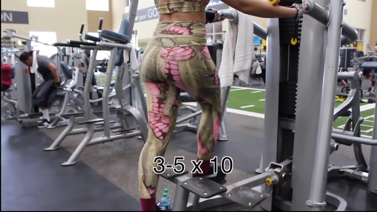 My gym booty workout