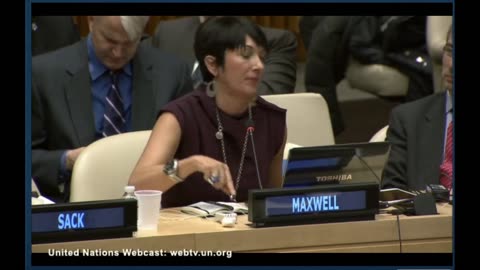 TerraMar Founder & Ghislaine Maxwell Speaks At the United Nations
