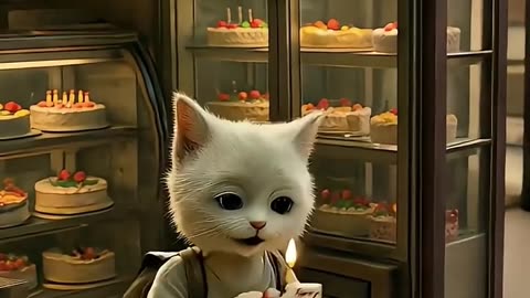📹 Small Kitten's Birthday emotional 😭 story ❤️