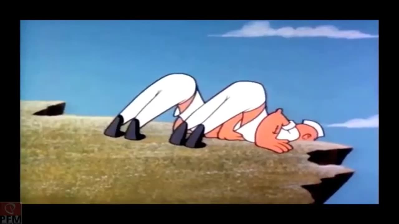 Popeye: Sheepish Sheep-Herder spanking