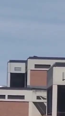 Eyewitnesses recorded someone on the roof from which shots were allegedly fired at Charlie Kirk.
