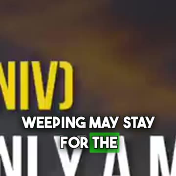 From Mourning to Rejoicing: God Keeps His Promise