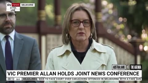 Victorian Premier Jacinta Allan gets into an argument with journalist over 'transgender children'