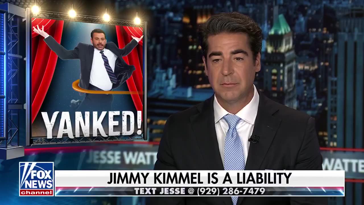 Jesse Watters - 🚨 BREAKING： Jimmy Kimmel was planning on DOUBLING DOWN and ATTACKING ...
