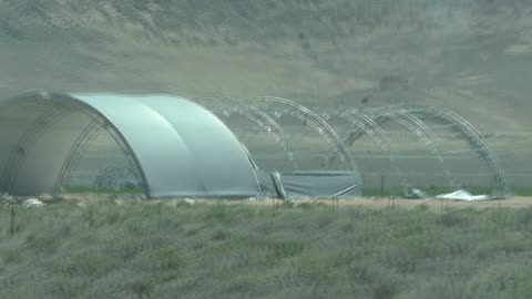 Quonset hut is turning into a skeleton!
