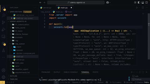 22.6 -FastAPI Endpoints setup for chat Queue
