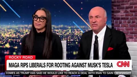 Kevin O'Leary defends Elon Musk & Tesla against left wing protests