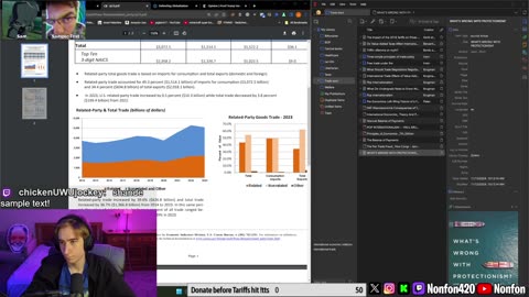 Tariff Debate | Open Panel After | Gooning | !tts !discord
