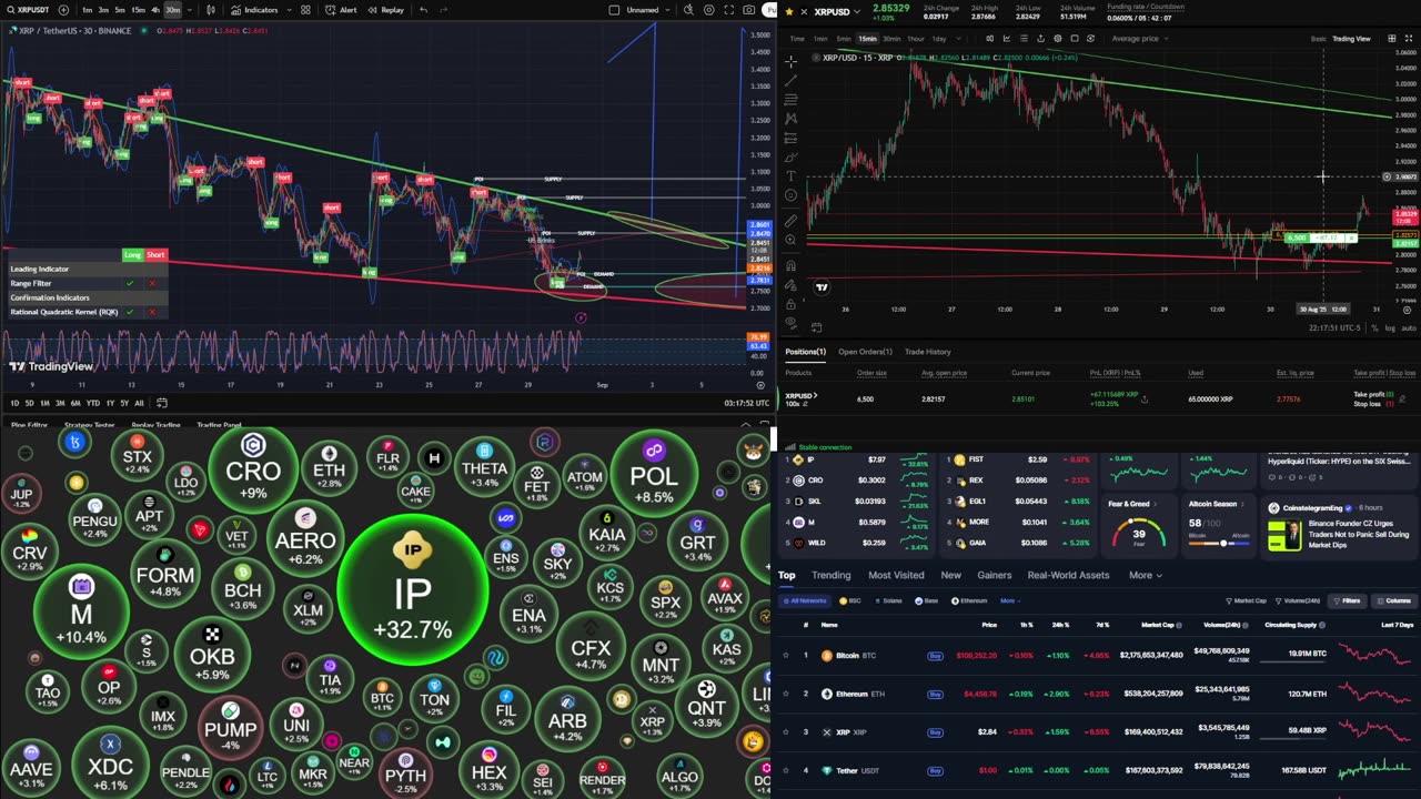 XRP LIVE SIGNALS & MUSIC | RIPPLE WEEKEND PUMP PARTY 🎶✨🚀