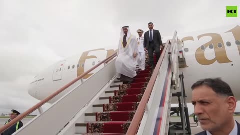 Rolling out the red carpet for the UAE President Mohamed bin Zayed Al Nahyan in Moscow