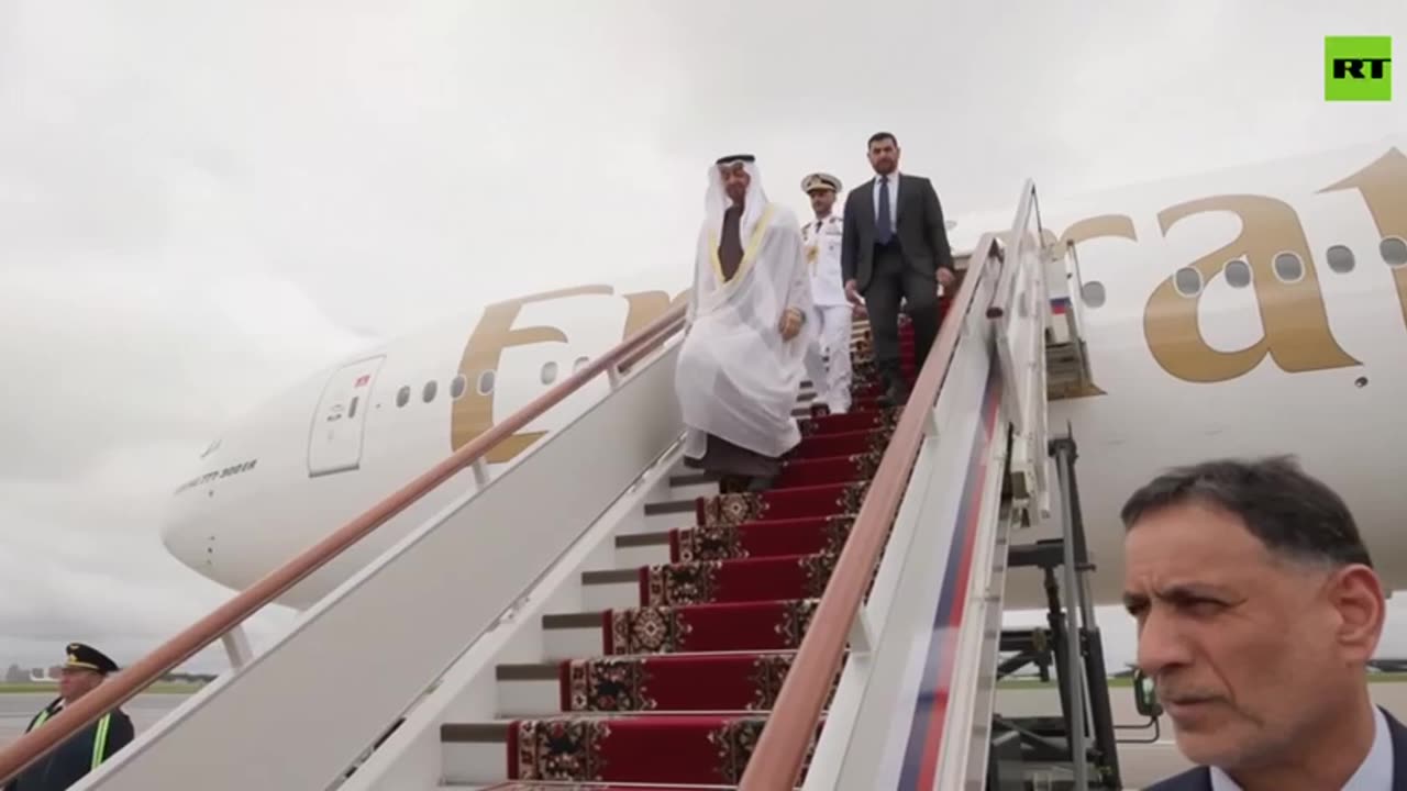 Rolling out the red carpet for the UAE President Mohamed bin Zayed Al Nahyan in Moscow