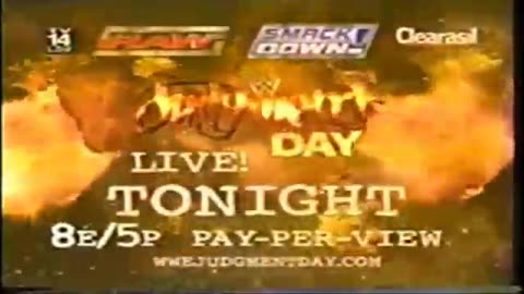 WWE Judgement Day 2003 Commercial 2