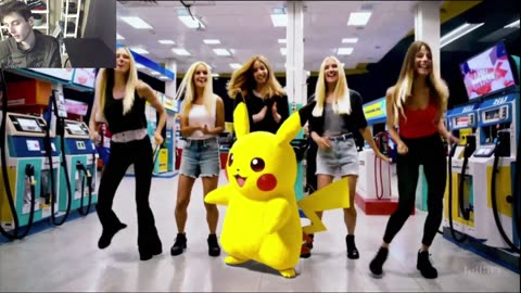 Outtake #1,232 Of Pikachu The Pokemon Dancing With Women At A Gas Station Fake Funny Parody Video