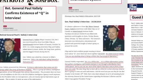 General Paul E. Vallely - Q Ops