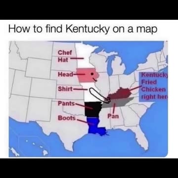 FINDING KENTUCKY ON A MAP (MEME)