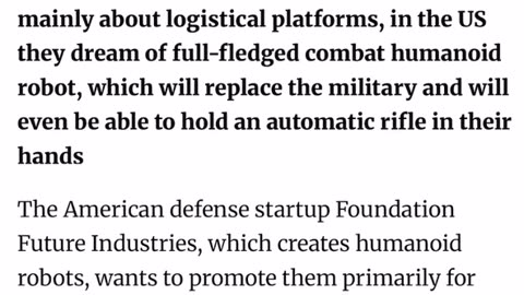 Robots will be used during martial law, Jacob’s trouble.