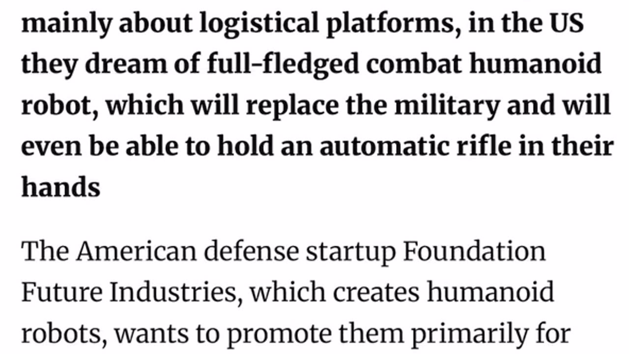 Robots will be used during martial law, Jacob’s trouble.