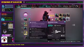 Destiny 2: Edge of Fate - 7-28-25 Road to Power Level 300, GOLF w/ FRIENDS to wrap up the day?