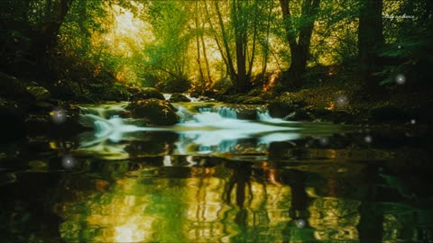 Relaxing Waterfall Ambiance Perfect for Sleep, Study, & Work. #stressrelief #studymusic