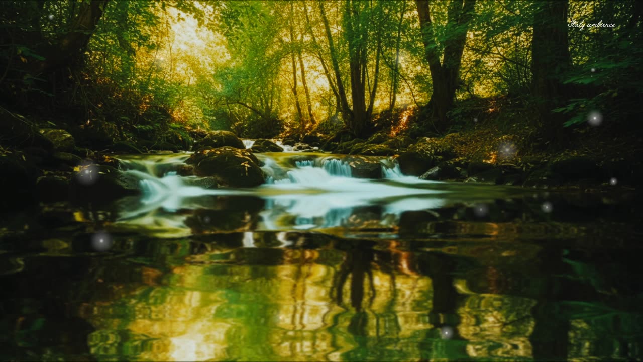 Relaxing Waterfall Ambiance Perfect for Sleep, Study, & Work. #stressrelief #studymusic