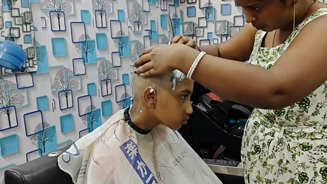 school girl headshave in sprint season