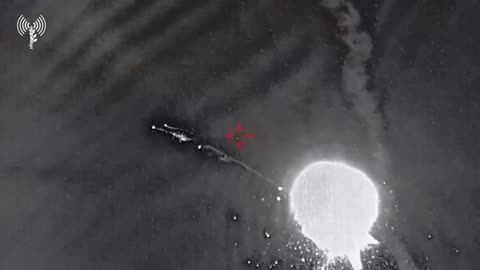 The military releases additional footage of drones being intercepted by the Israeli Navy overnight.