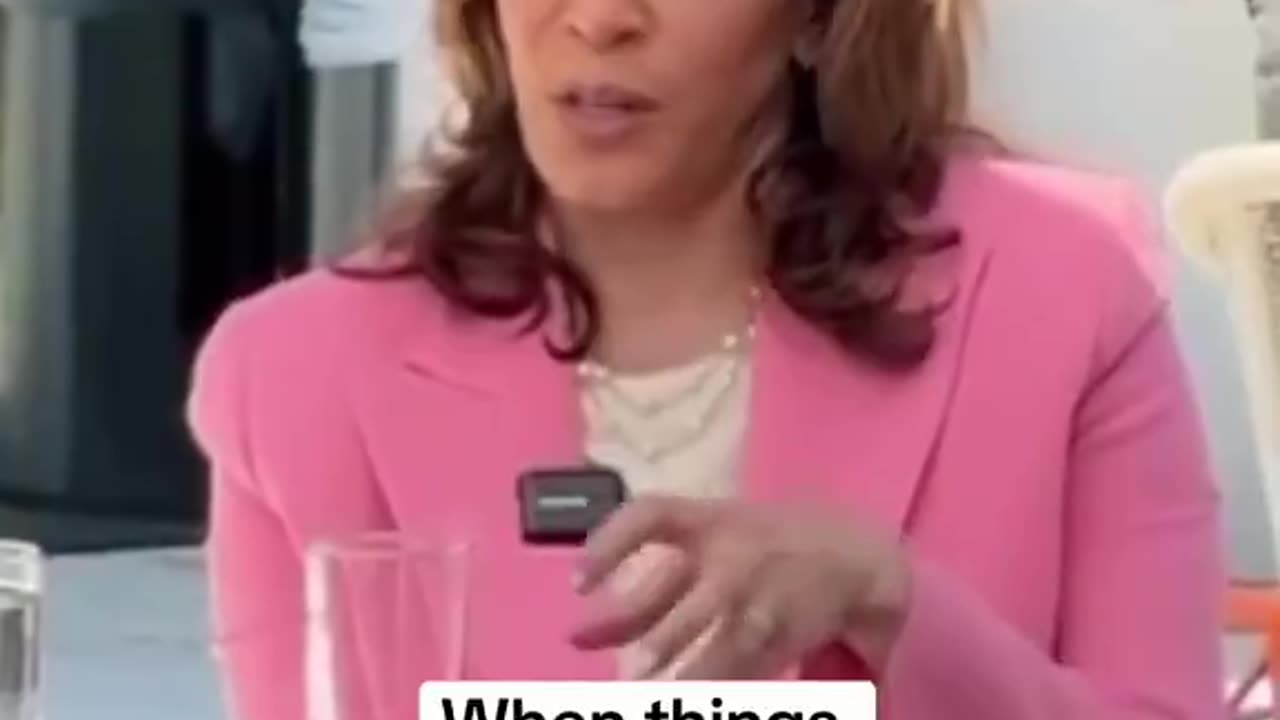 Kamala Harris talks about redistricting