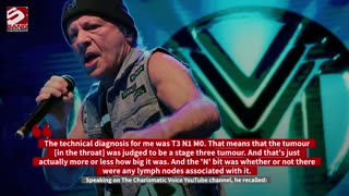 Bruce Dickinson said he sounded like a wounded buffalo after cancer treatment