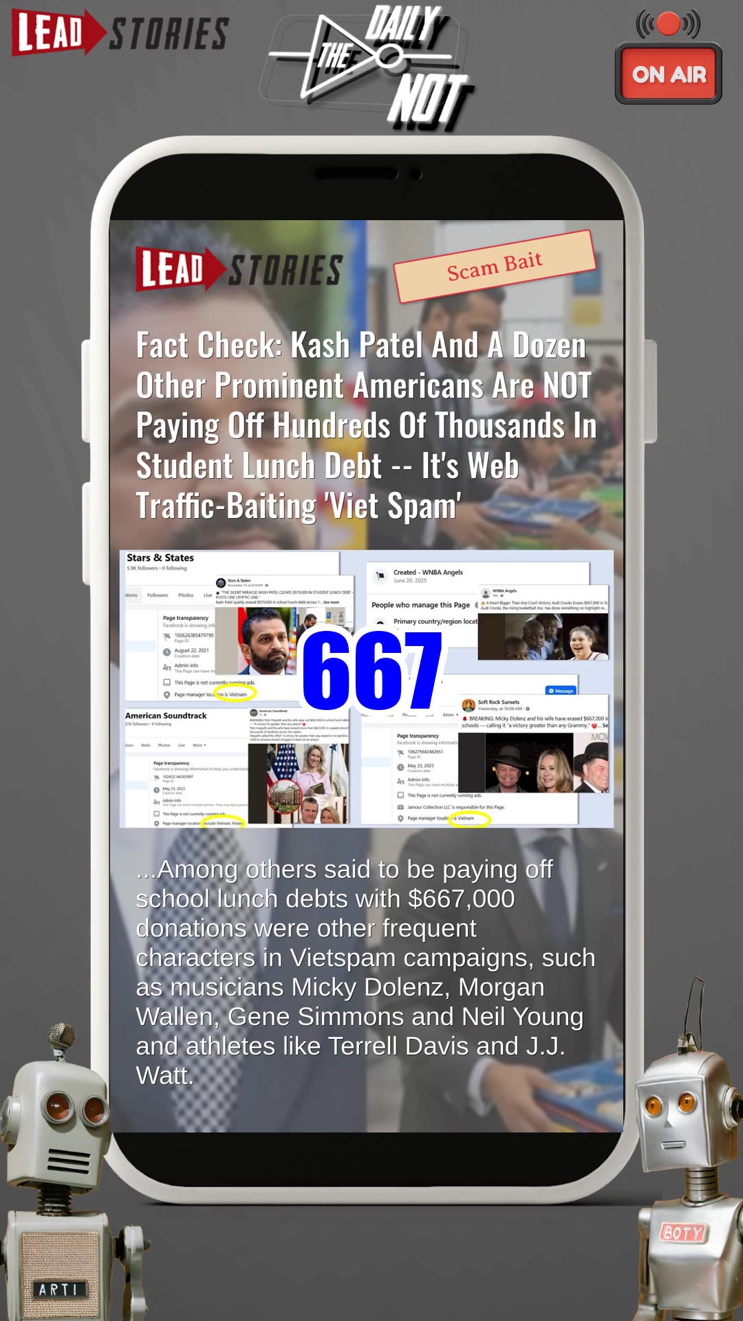 The Daily NOT - A show about what didnt happen today. Episode 584.