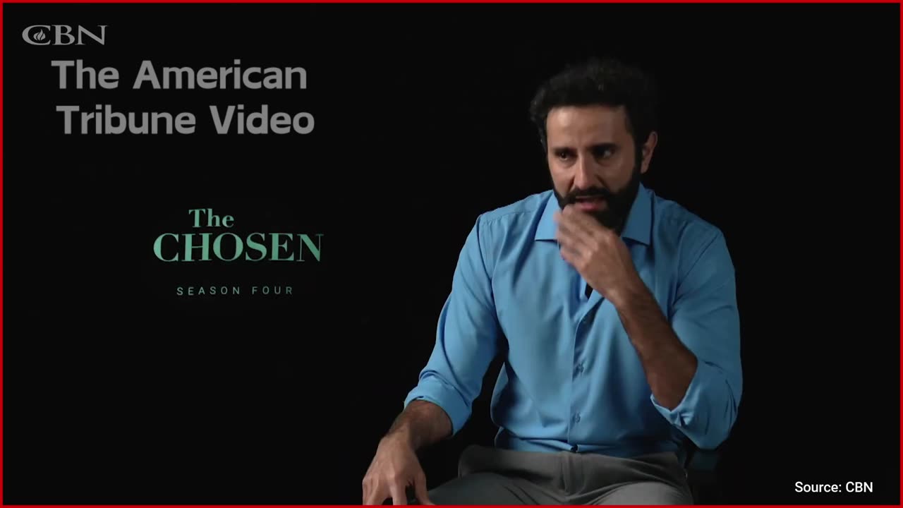 'The Chosen' Actor Breaks Down In Tears, Says Holy Spirit Hit Him "Like Fire"