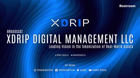 Live Stream With XDRIP Digital Management