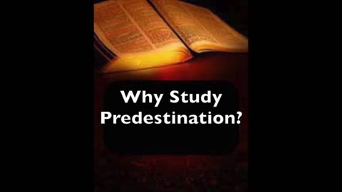 Why Study Predestination?