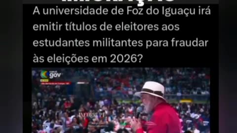 Enquanto a direita olha para um lado a esquerda monta sua estratégia de unir os comunistas e, Foz do Iguaçu é só o início.