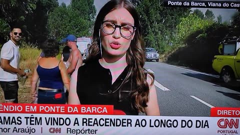 População indignada: ignição nocturna de fogos